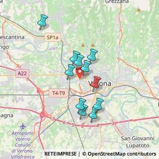 Mappa 37138 Verona VR, Italia (2.93636)