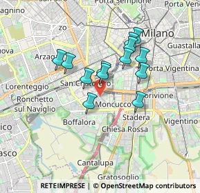 Mappa Via Italo Svevo, 20143 Milano MI, Italia (1.41692)