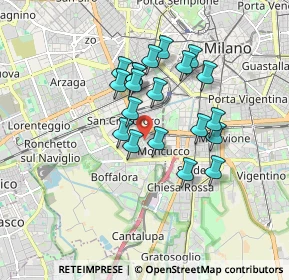 Mappa Via Italo Svevo, 20143 Milano MI, Italia (1.4095)