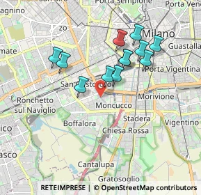 Mappa Via Italo Svevo, 20143 Milano MI, Italia (1.59333)