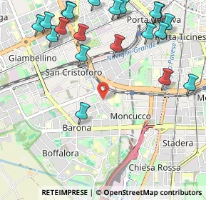 Mappa Via Italo Svevo, 20143 Milano MI, Italia (1.3955)