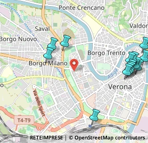 Mappa Via Porta S. Zeno, 37121 Verona VR, Italia (1.35286)