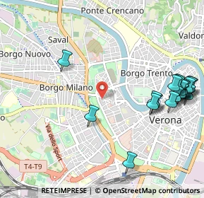 Mappa Via Porta S. Zeno, 37121 Verona VR, Italia (1.31)