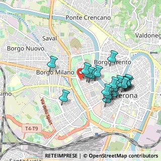 Mappa Via Porta S. Zeno, 37121 Verona VR, Italia (0.8395)
