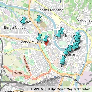 Mappa Via Porta S. Zeno, 37121 Verona VR, Italia (1.1215)