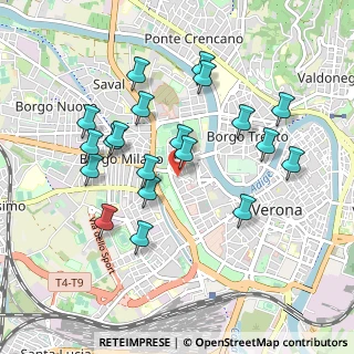 Mappa Via Porta S. Zeno, 37121 Verona VR, Italia (0.9195)