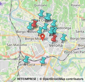 Mappa Via Porta S. Zeno, 37121 Verona VR, Italia (1.44063)