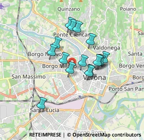Mappa Via Porta S. Zeno, 37121 Verona VR, Italia (1.35438)