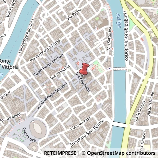 Mappa Via Cappello, 15, 37121 Verona, Verona (Veneto)