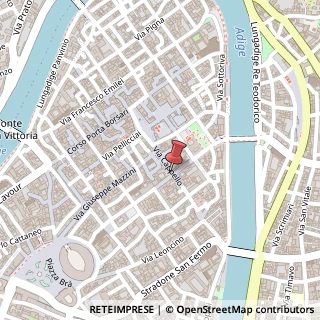Mappa Via Cappello, 12, 37121 Verona, Verona (Veneto)