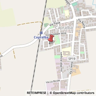 Mappa Via Don Assandri, 12, 26010 Capralba, Cremona (Lombardia)