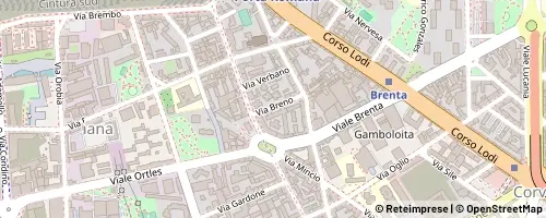 Mappa Mediolan