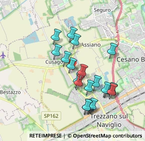 Mappa Viale A. Volta, 20047 Cusago MI, Italia (1.673)