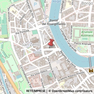 Mappa Via Barbarani Berto, 14, 37123 Verona, Verona (Veneto)