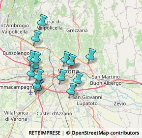 Mappa Via Nizza, 37121 Verona VR, Italia (6.92933)
