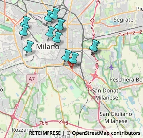 Mappa Via Longhena Baldassare, 20139 Milano MI, Italia (3.86615)