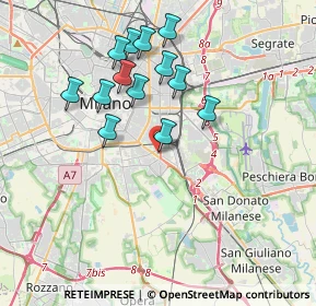 Mappa Via Privata Baldassarre Longhena, 20139 Milano MI, Italia (3.43385)