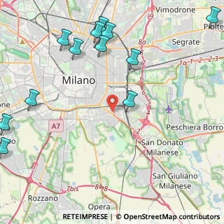Mappa Via Longhena Baldassare, 20139 Milano MI, Italia (5.86833)