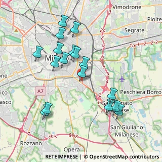 Mappa Via Longhena Baldassare, 20139 Milano MI, Italia (3.84588)