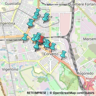 Mappa Via Longhena Baldassare, 20139 Milano MI, Italia (0.7305)