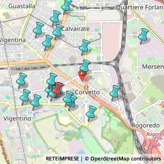 Mappa Via Longhena Baldassare, 20139 Milano MI, Italia (1.1655)