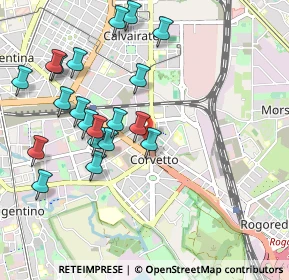 Mappa Via Longhena Baldassare, 20139 Milano MI, Italia (1.0375)