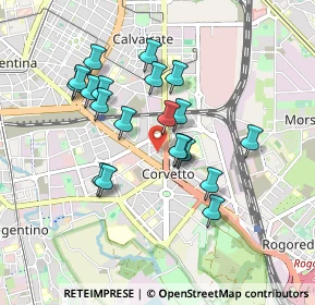 Mappa Via Privata Baldassarre Longhena, 20139 Milano MI, Italia (0.784)