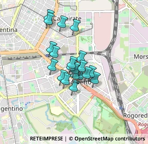 Mappa Via Privata Baldassarre Longhena, 20139 Milano MI, Italia (0.5685)