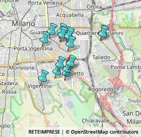 Mappa Via Privata Baldassarre Longhena, 20139 Milano MI, Italia (1.38)