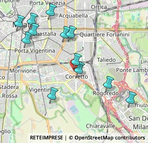 Mappa Via Privata Baldassarre Longhena, 20139 Milano MI, Italia (2.22917)