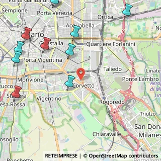 Mappa Via Longhena Baldassare, 20139 Milano MI, Italia (3.05818)