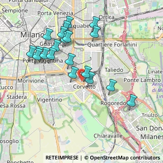 Mappa Via Longhena Baldassare, 20139 Milano MI, Italia (2.0155)