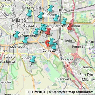 Mappa Via Longhena Baldassare, 20139 Milano MI, Italia (1.91333)