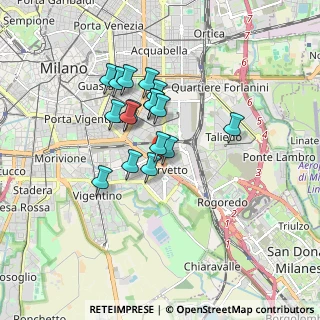 Mappa Via Longhena Baldassare, 20139 Milano MI, Italia (1.32471)