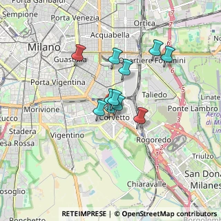 Mappa Via Longhena Baldassare, 20139 Milano MI, Italia (1.17091)