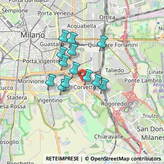 Mappa Via Longhena Baldassare, 20139 Milano MI, Italia (1.30846)