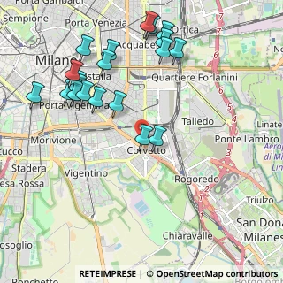 Mappa Via Longhena Baldassare, 20139 Milano MI, Italia (2.3035)