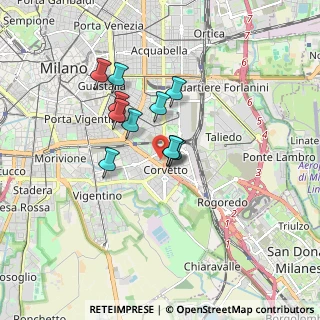 Mappa Via Longhena Baldassare, 20139 Milano MI, Italia (1.24364)