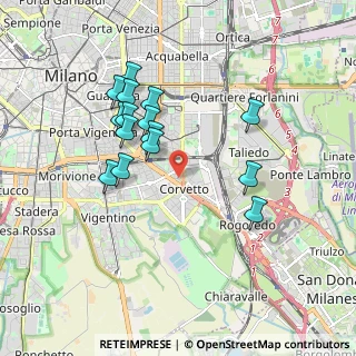 Mappa Via Longhena Baldassare, 20139 Milano MI, Italia (1.69)