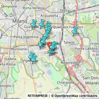 Mappa Via Longhena Baldassare, 20139 Milano MI, Italia (1.23125)