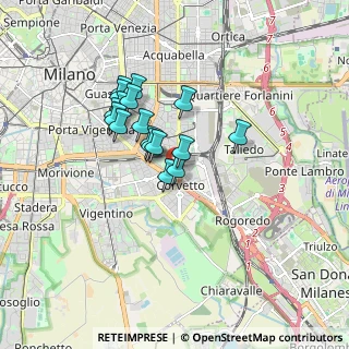Mappa Via Longhena Baldassare, 20139 Milano MI, Italia (1.32824)