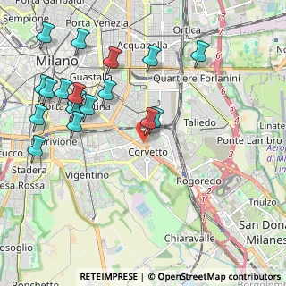 Mappa Via Longhena Baldassare, 20139 Milano MI, Italia (2.41722)