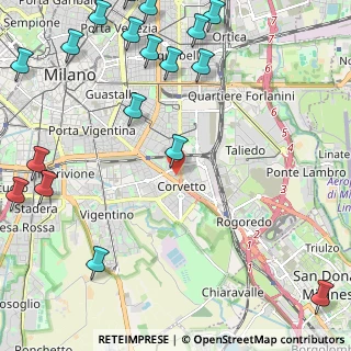 Mappa Via Longhena Baldassare, 20139 Milano MI, Italia (3.24722)