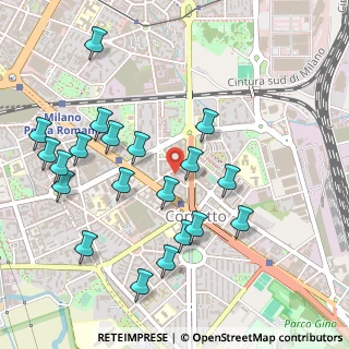 Mappa Via Longhena Baldassare, 20139 Milano MI, Italia (0.5445)