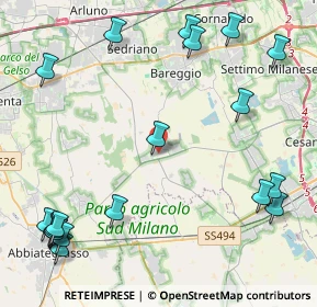 Mappa 20046 Cisliano MI, Italia (5.9465)