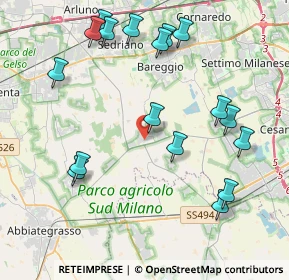 Mappa 20046 Cisliano MI, Italia (4.58765)