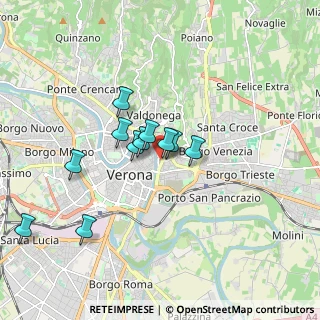 Mappa Stradone San Tomaso, 37121 Verona VR, Italia (1.43182)