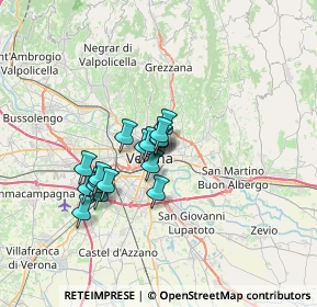 Mappa Stradone San Tomaso, 37121 Verona VR, Italia (5.04118)