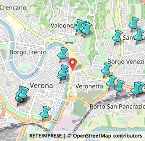Mappa Stradone San Tomaso, 37121 Verona VR, Italia (1.3005)