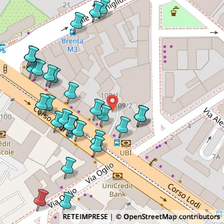Mappa Corso Lodi, 20132 Milano MI, Italia (0.08214)